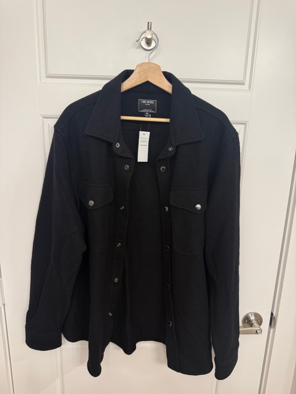 Todd Snyder Men Wool Cashmere Shirt Jacket XL